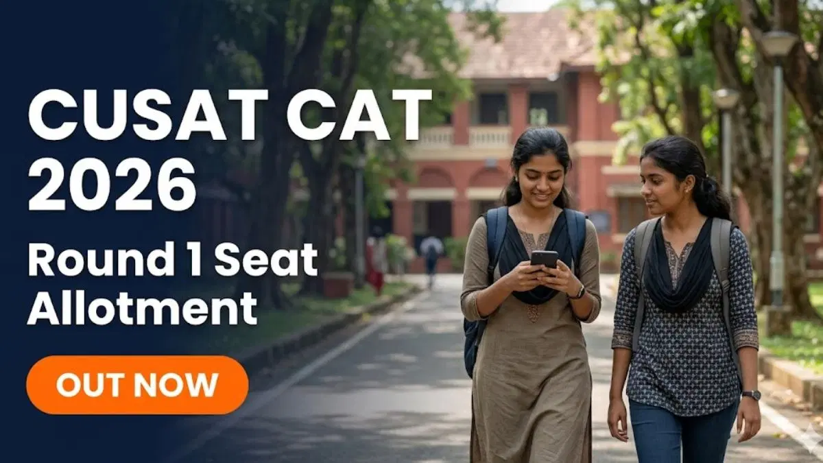CUSAT CAT Round 1 Seat Allotment Result 2026 Released Today