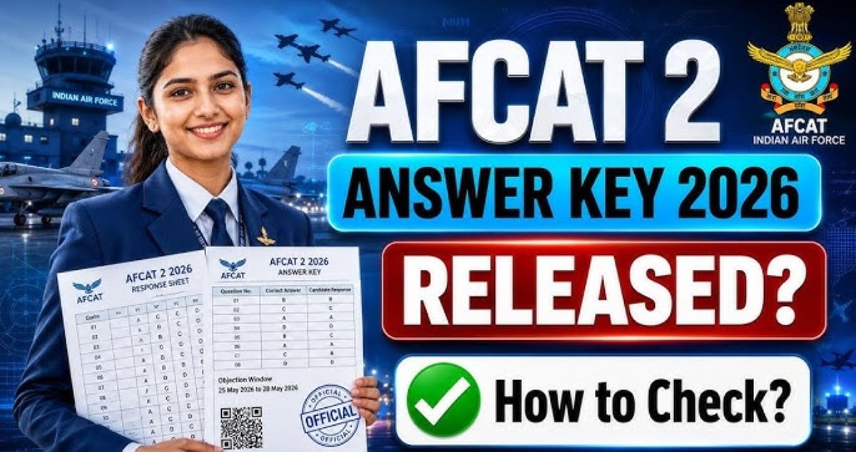 AFCAT 2 Answer Key 2026 Released: Check Response Sheet