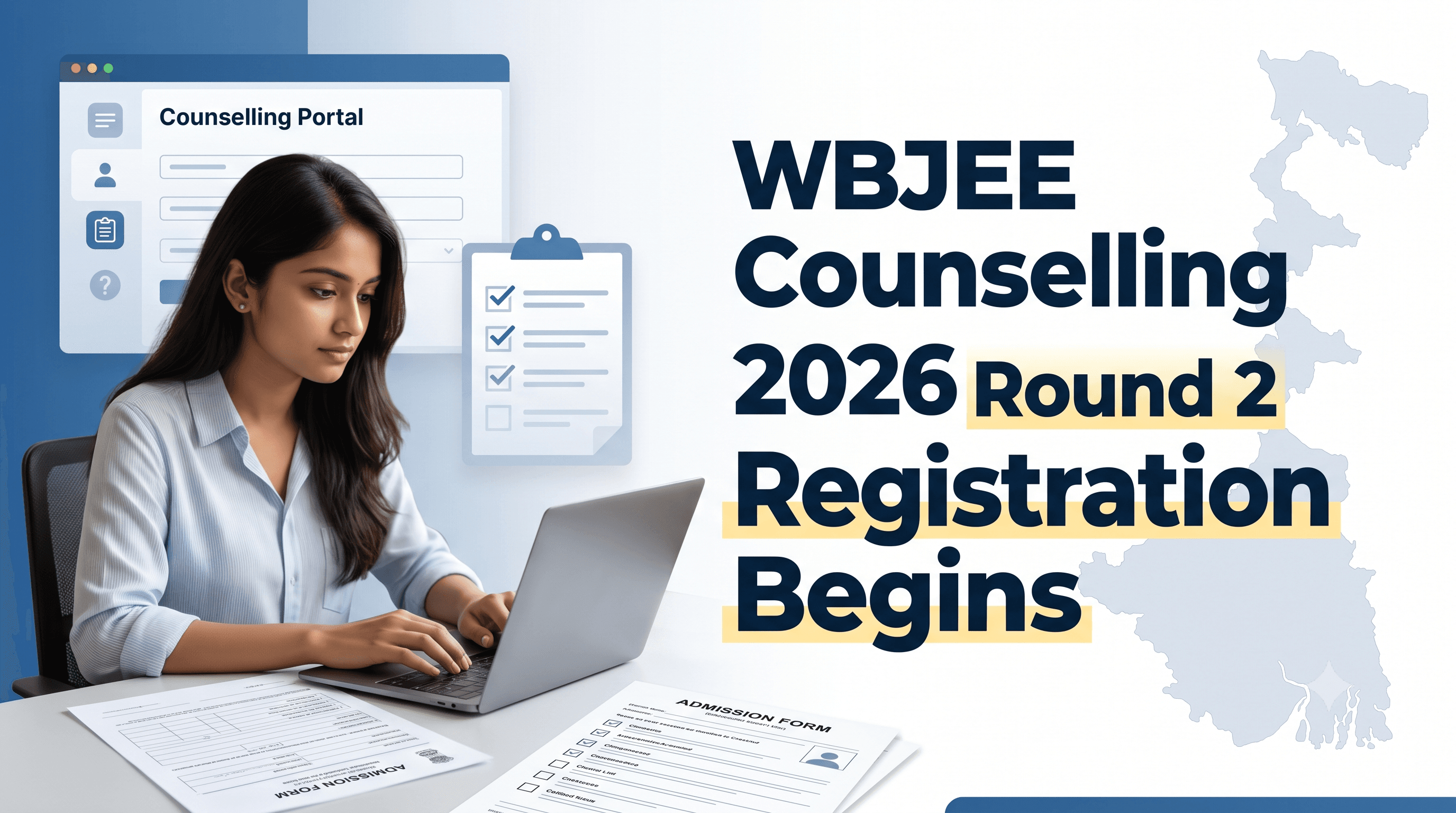 WBJEE Counselling 2026 Round 2 Registration Begins