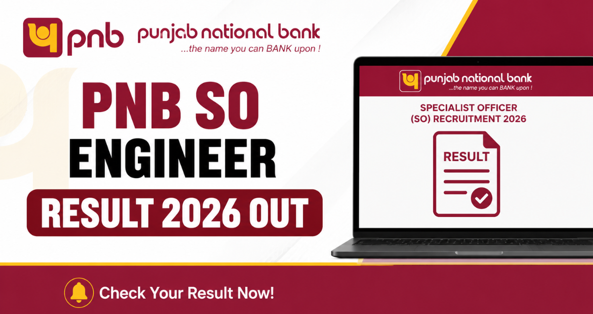 PNB SO Result 2026 Declared, Interview Schedule Released