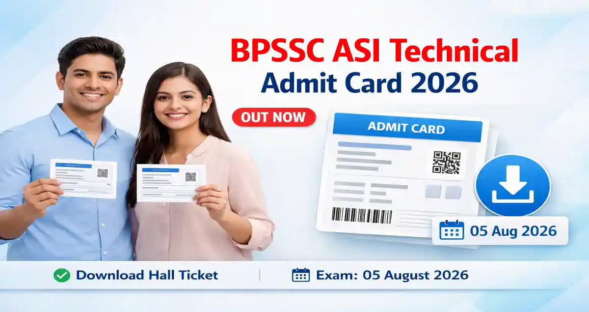 BPSSC Bihar Police ASI Technical Admit Card 2026 Released
