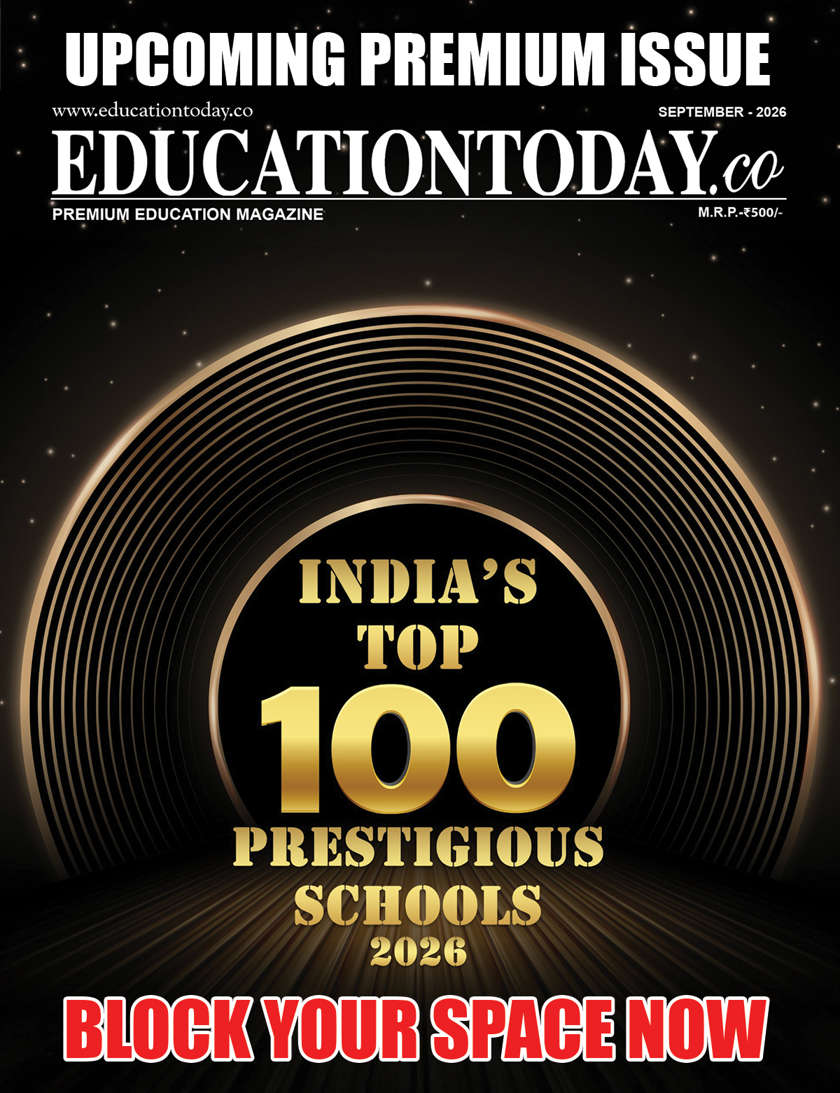India's Top 100 Prestigious Schools 2026 cover